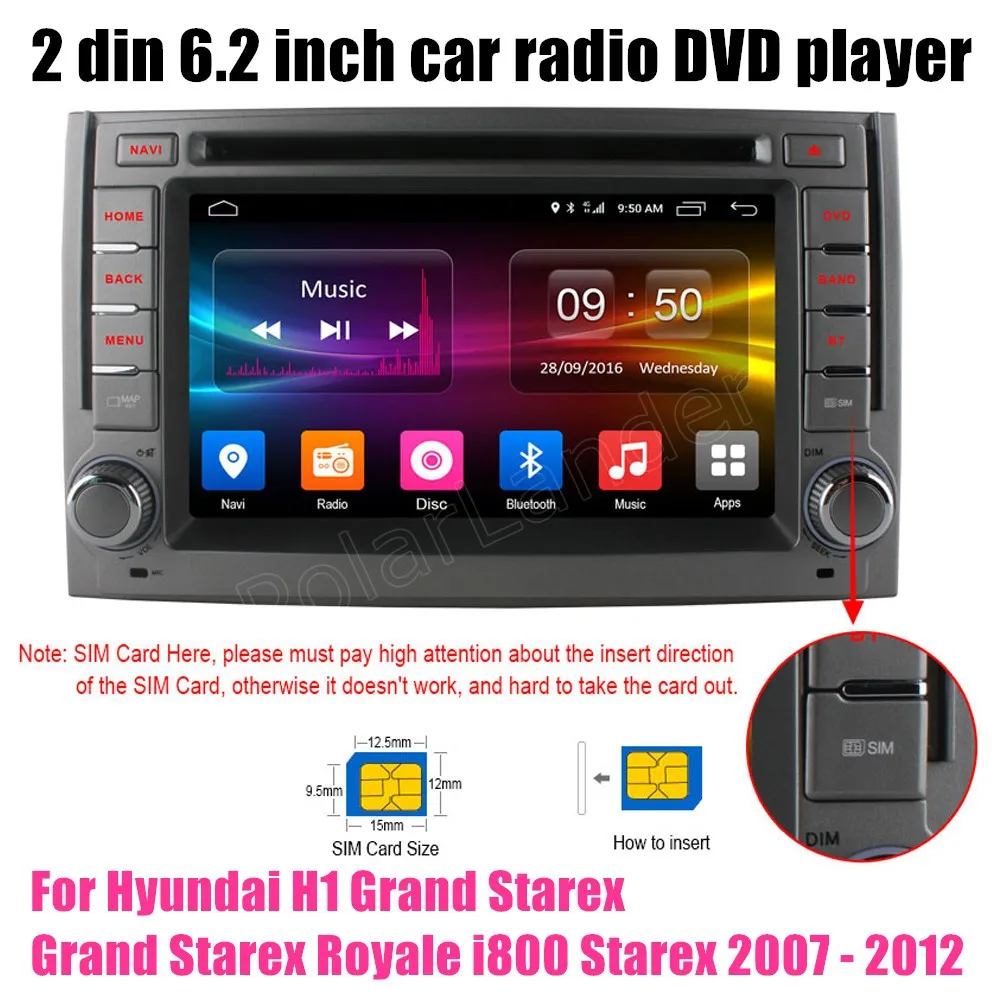 Car DVD Player GPS Radio Bluetooth For Hyundai H1 Grand Starex Grand Starex Royale i800 Starex 2007 2012-in Car CD Player from Automobiles & Motorcycles on ...