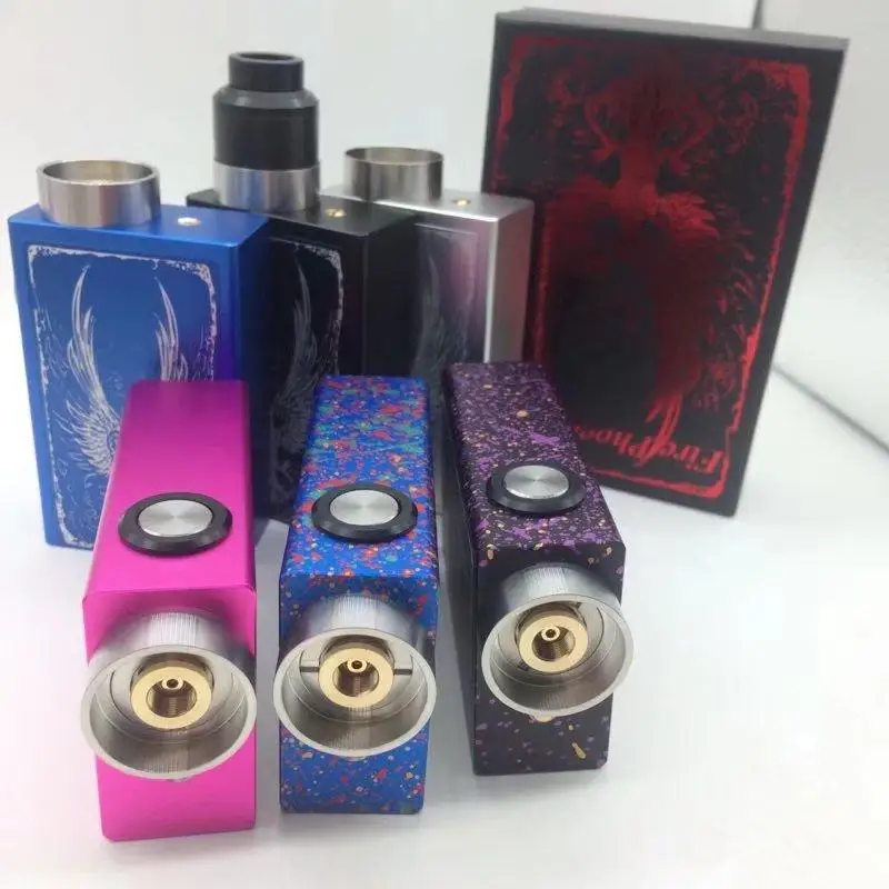 Новый дизайн Fire Phoenix сквонкер бокс мод с 4 мл соком стеклянная бутылка нижняя