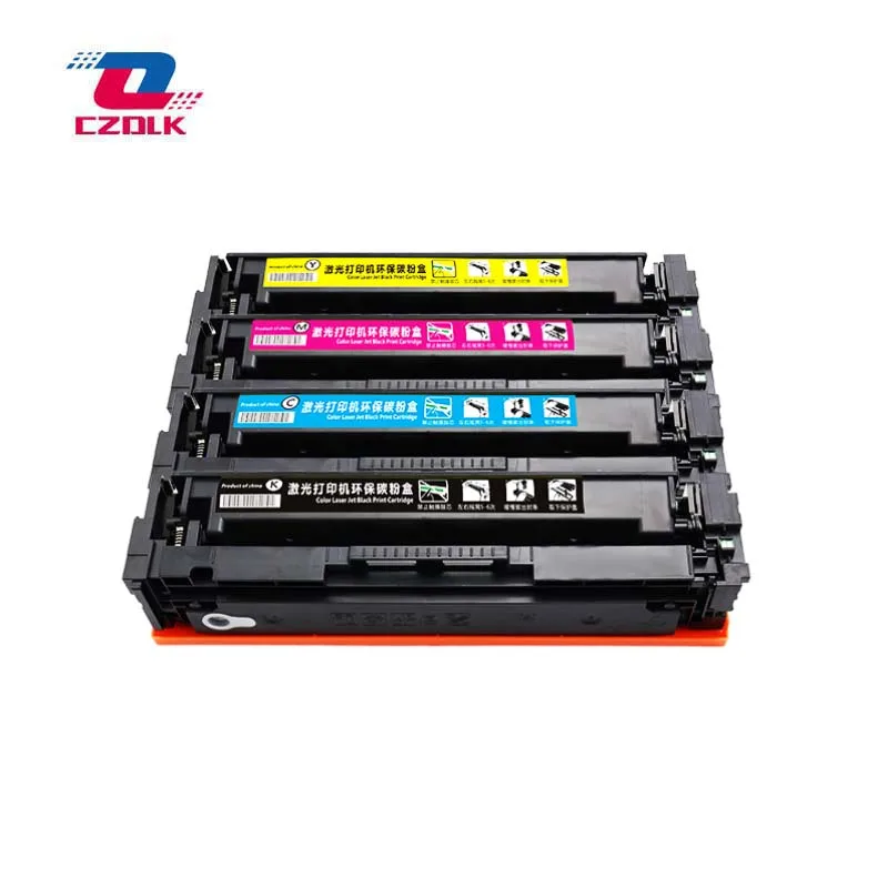 

1Set(B Y C M) X New compatible 203a CF540a CF541a CF542a CF543a Toner Cartridge for HP M254dw 254nw MFP M281cdw 281fdW 280nw