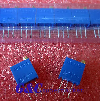 

10pcs 3296W-103 3296 W 10K ohm Trim Pot Trimmer Potentiometer Good quality