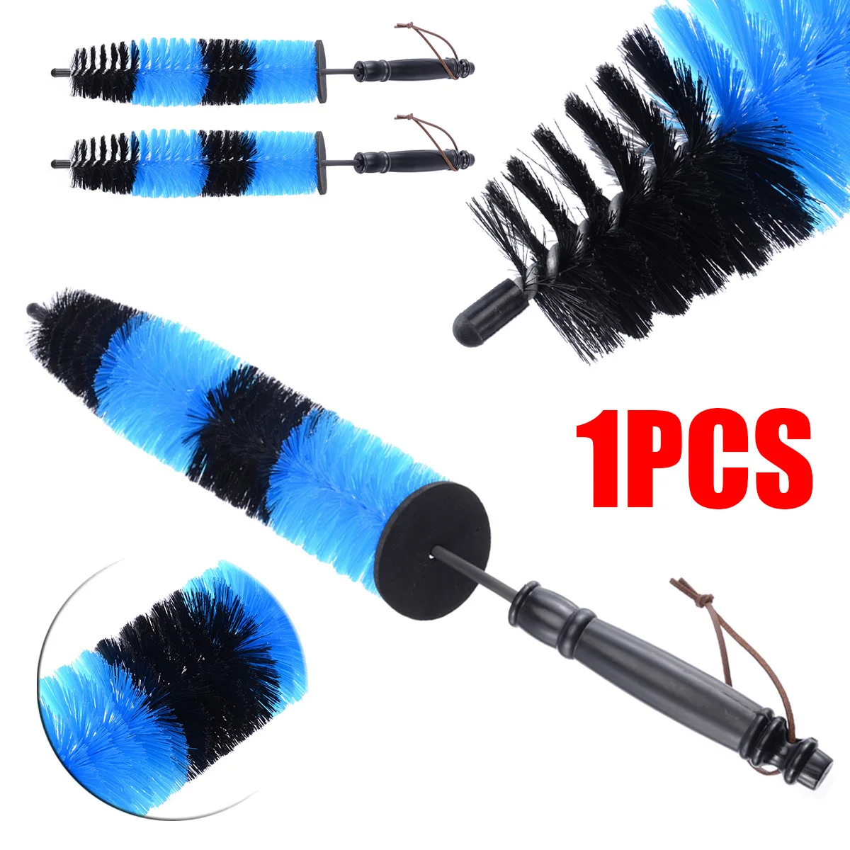 450mm Long Car Grille Wheel Engine Brush Wash Microfiber Cleaning Detailing Automotive Cleaning Tool