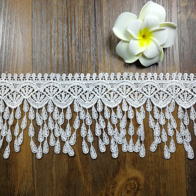 

15 Yards Best Selling 2019 Products High Quality Lace Fabric African Lace Fabric Ribbon Cord Lace Embroidered Accessories