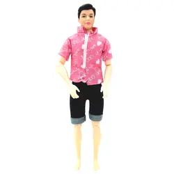NK один комплект принц Кен куклы одежда Модный Костюм классный наряд для Барби Boy Кен Кукла Best детский день рождения подарки подарок 033a