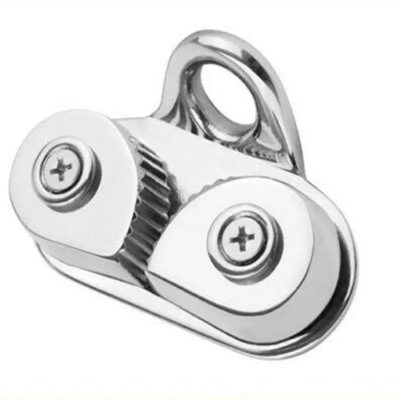 

2pcs 316 Stainless Steel Cam Cleat with Leading Ring Boat Marine Sailing Sailboat