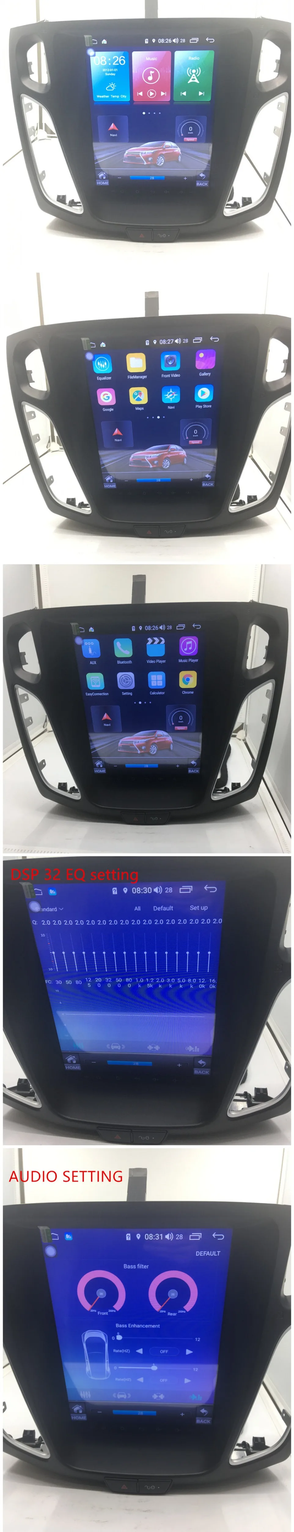 Discount ZOYOSKII Android 9.0 10.4 inch IPS vertical screen car gps multimedia radio bt navigation player for ford focus salon 2012-2016 1
