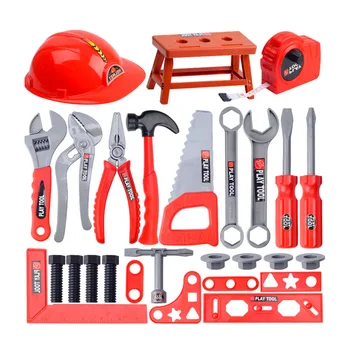 

Children's Toolbox Set Simulation Repair Tool Drill Screwdriver Repair Kit House Play Educational Tool Toy Set