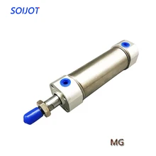 MG20/25/32/40x25/50/150/200 мм одинарный стержень двойного действия Мини Пневматический воздушный цилиндр