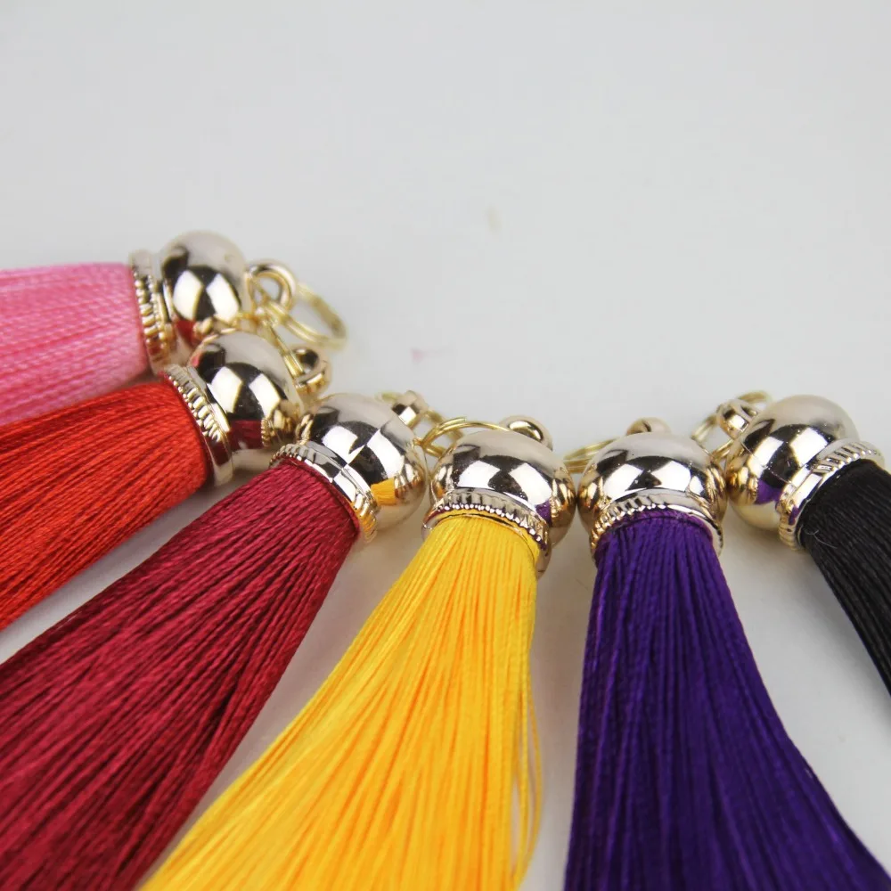 New Fashion Jewelry tassels Fashion Long Tassel Key chain Ring Holder