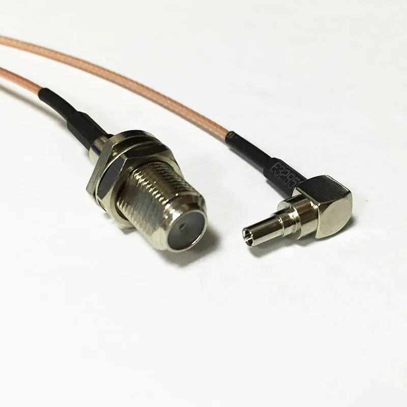 

Wireless Modem Wire F Female Jack Switch CRC9 Right Angle Connector RG178 Cable 15CM 6" New Wholesale Fast Ship