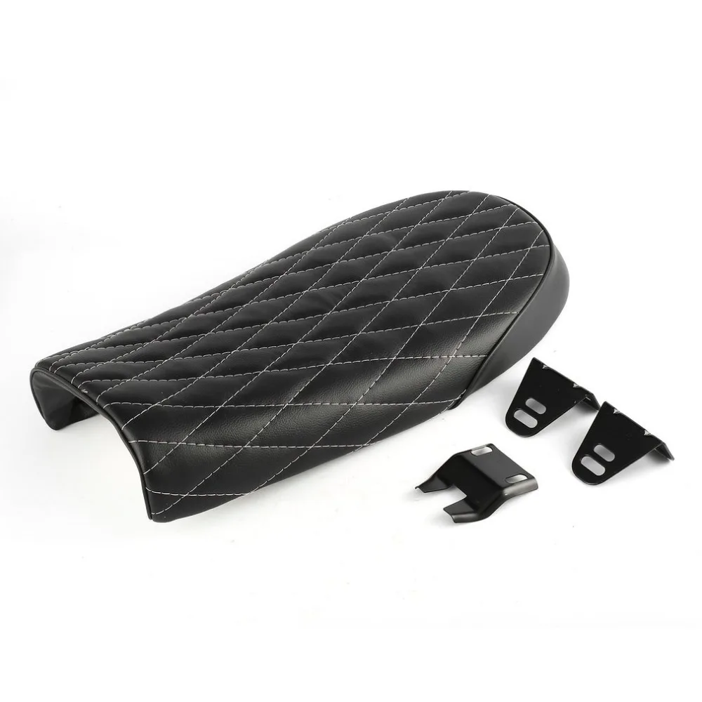 

New Universal Seat Cushion Plaid Stitching Hump Cover Saddle for Motorcycle Racer Motorbike Race Rear Fashion Styling Decoration