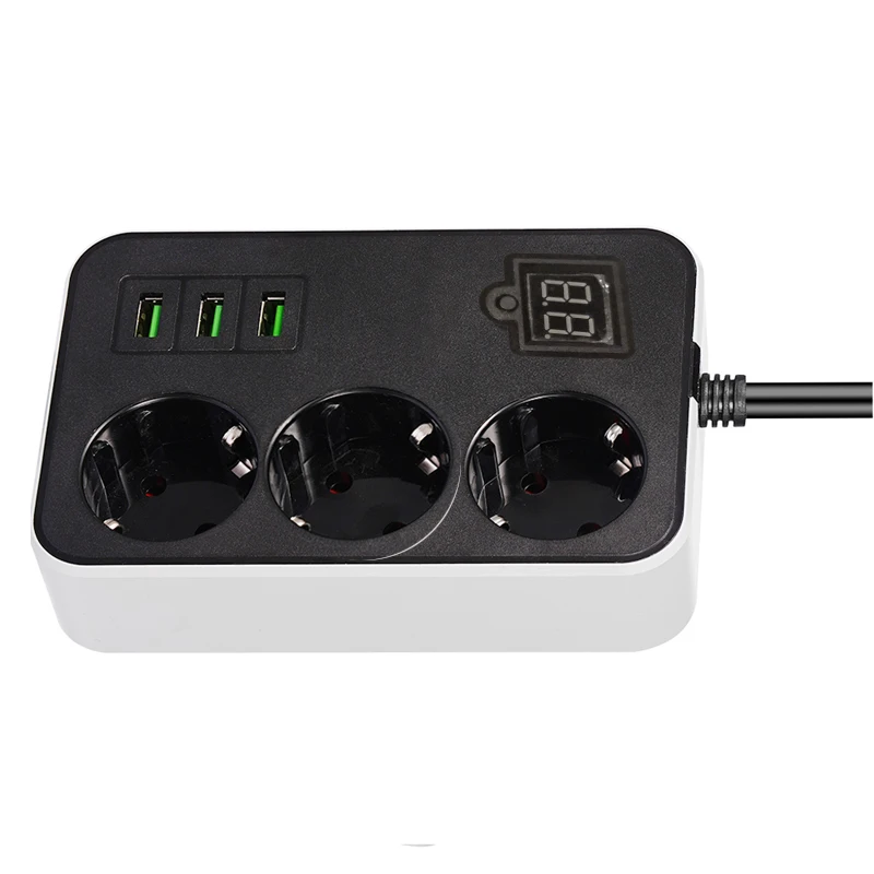 Новинка напротив стены USB Мощность гнездо Спальня таймер переменного тока 110V 250V