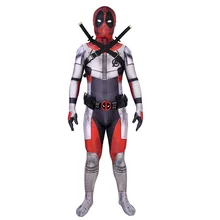 Deadpool cosplay Costumes Avengers Endgame Quantum Realm zentai Suit Halloween Cosplay Prop Belt Sword holster Deadpool cosplay Costumes Avengers Endgame Quantum Realm zentai Suit Halloween Cosplay Prop Belt Sword holster