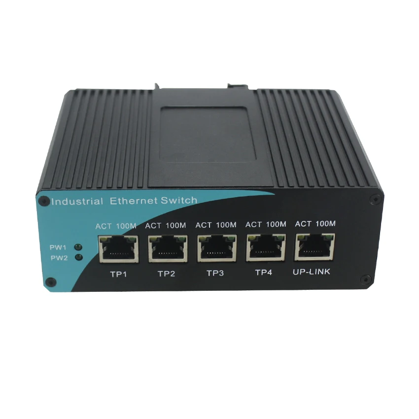 WangLink industry POE ethernet коммутатор 5 портов 10/100 М 40 + 85C Широкая рабочая температура