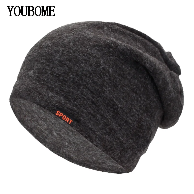 

YOUBOME Skullies Beanies Women Scarf Winter Hats For Men Knitted Hat Ring Mask Male Caps Soft Gorros Bonnet Female Beanie Hat