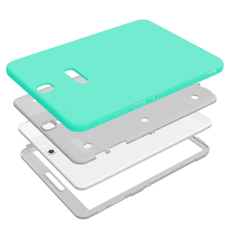 Для Samsung Galaxy Tab S2 9 7 T810 T815 T813N T819N Гибридный трехслойный сверхпрочный защитный