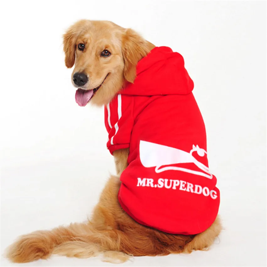 Large Dog Clothes for Golden Retriever Big Size Dogs Coat Hoodie