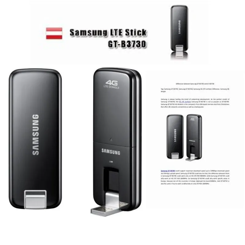 Samsung gt-b3730 4 г LTE FDD 2600 мГц модем