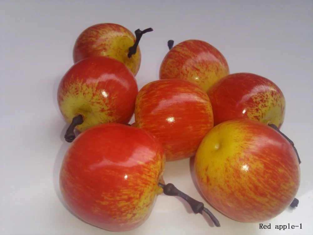 

Artificial strawberries & apples & cherries diameter 3cm 70 pcs a package.fake mini fruits, display fruit