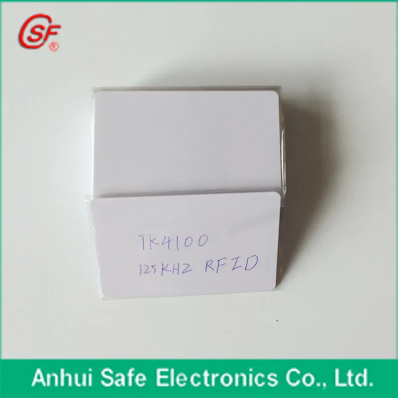 50 шт. 125 кгц для печати ПВХ RFID смарт ID карта с TK4100/EM4100 чип + 1 карты лоток струйного