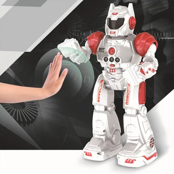 

2018 Hot Programmable Defender Intelligent RC Remote Control High Tech Toy Dancing Robot for Kids Birthday Gift Present