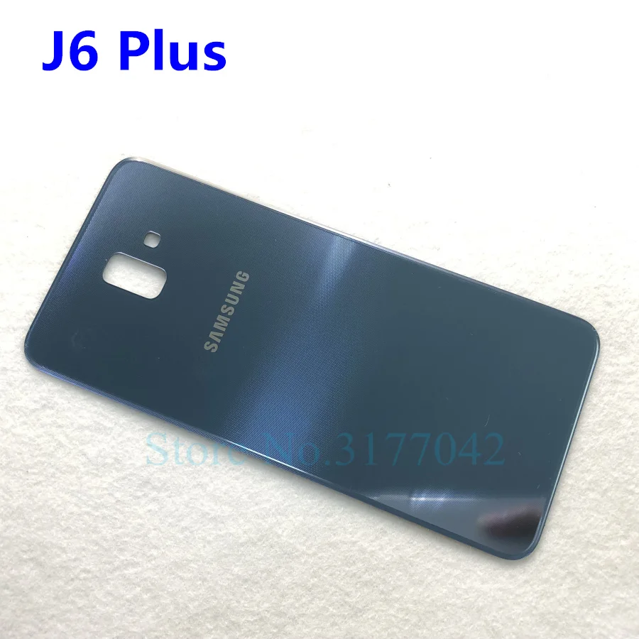 Задняя крышка аккумулятора samsung J4+ J6+ для samsung Galaxy J4 Plus J415 J415F J6 Plus J610 J610F j6plus j4plus Задняя стеклянная крышка