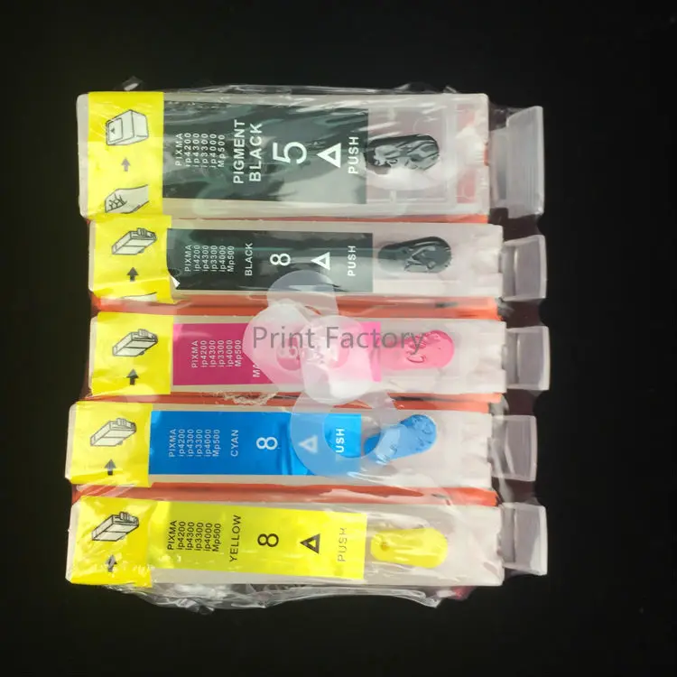 PGI-5 CLI-8 refillable 11