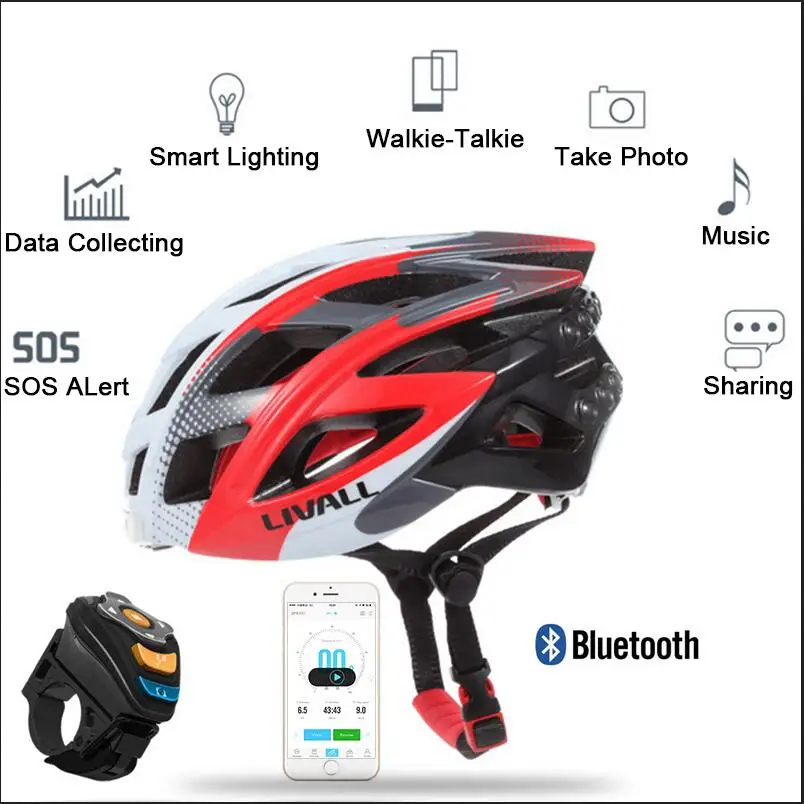 Оптовая продажа! Умный велосипедный шлем LIVALL многофункциональный Bicicleta Capacete Casco