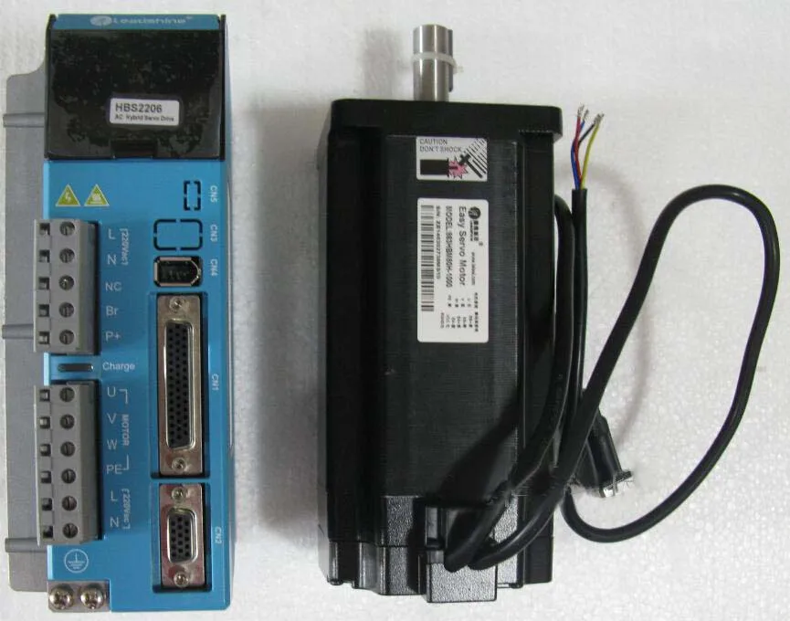 Новый быстрый Серводвигатель высокого напряжения Leadshine HBS2206 + простой 863HBM80H 1000