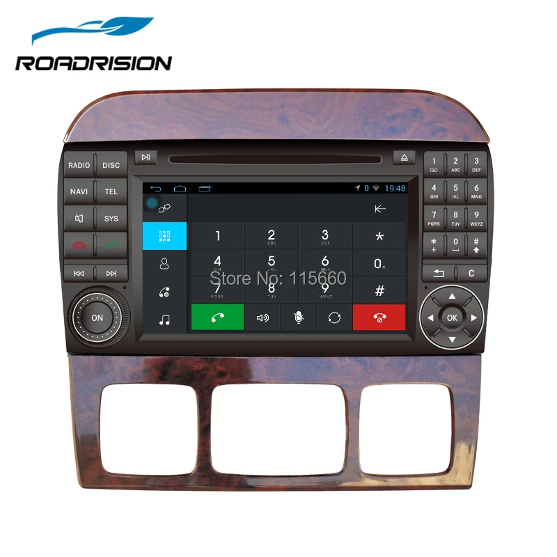 RoadRision 2Din 7 ''автомобильный dvd плеер Android 6 0 для Mercedes Benz S Class W220 W215 S280 S320 S350 S400 радио