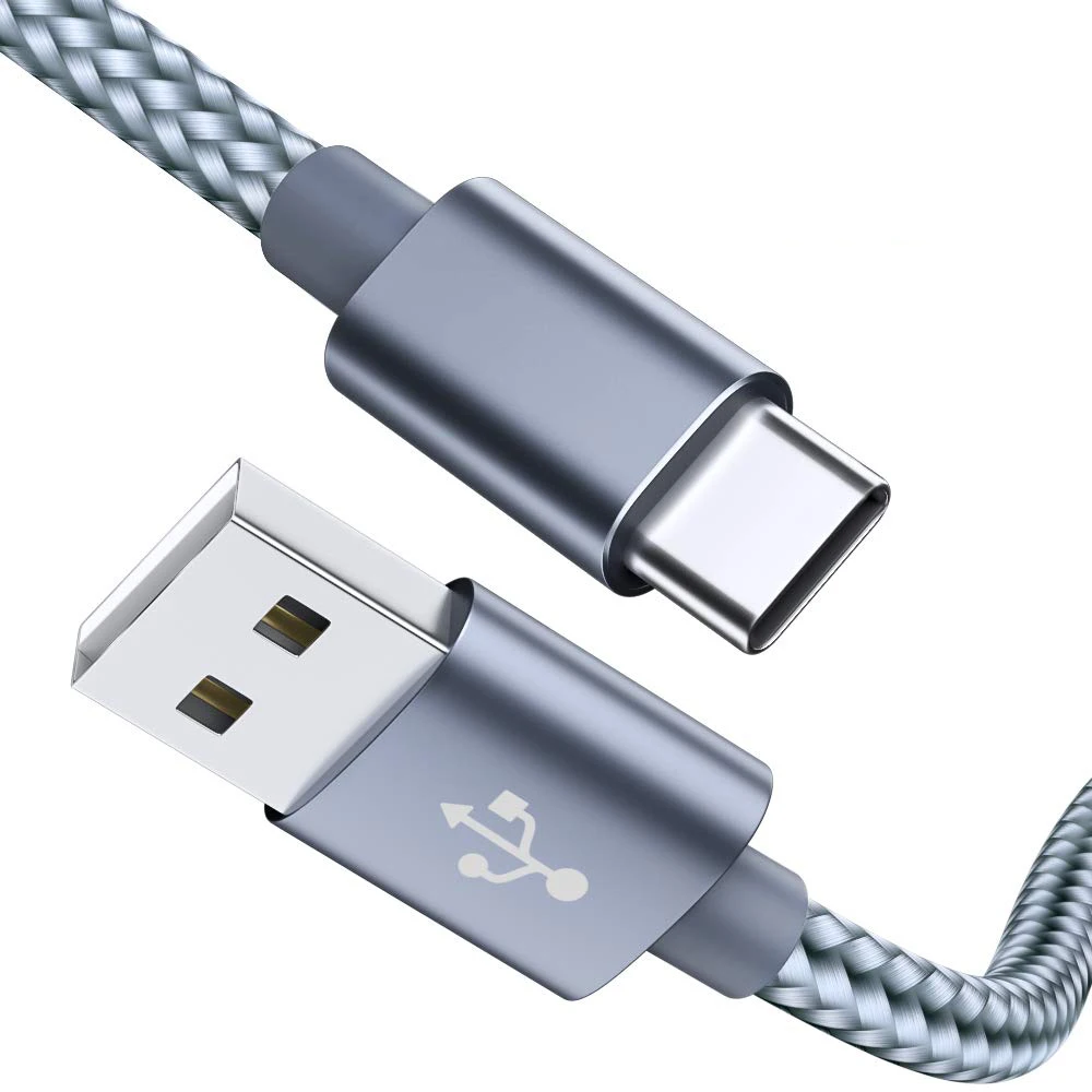 

USB Type C Cable,Fast Charging Nylon USB C Cable for Samsung S8 S9 Oneplus 6T Redmi Note 7 Pro Xiaomi Mi A2 8 Huawei P20 Pro