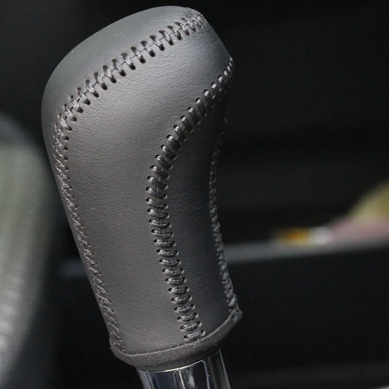 

Free Shipping High Quality Cowhide Top Layer Leather Automatic Gear Shift Collars Gear Cover For Suzuki Jimny Swift Grand Vitara
