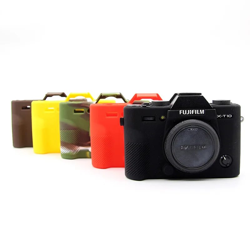 

New Hot Silicone Case For Fuji XT10 X-T10 XT20 XT-20Camera Bag Rubber Body Fuji Camera Fall-proof Cover Camera anti-fall cover