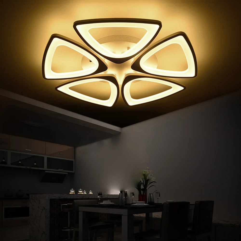 

LED Modern Flower Iron Acryl LED Lamp.LED Light.Ceiling Lights.LED Ceiling Light.Ceiling Lamp For Foyer Bedroom Dinning Room