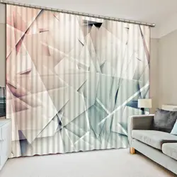 Diamond стеклянные шторы 3d Затемненные окна шторы s для гостиная спальня отель занавеска для дома Гламур Мода