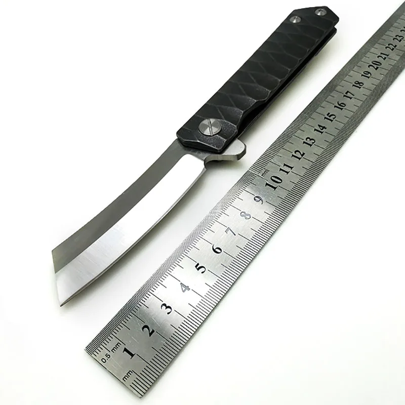 Kwaiken D2 Танто Нож складной тактический бритва дамасский подшипник охотничий выживания карманные ножи открытый боевой Кемпинг EDC инструмент - Цвет: BC razor