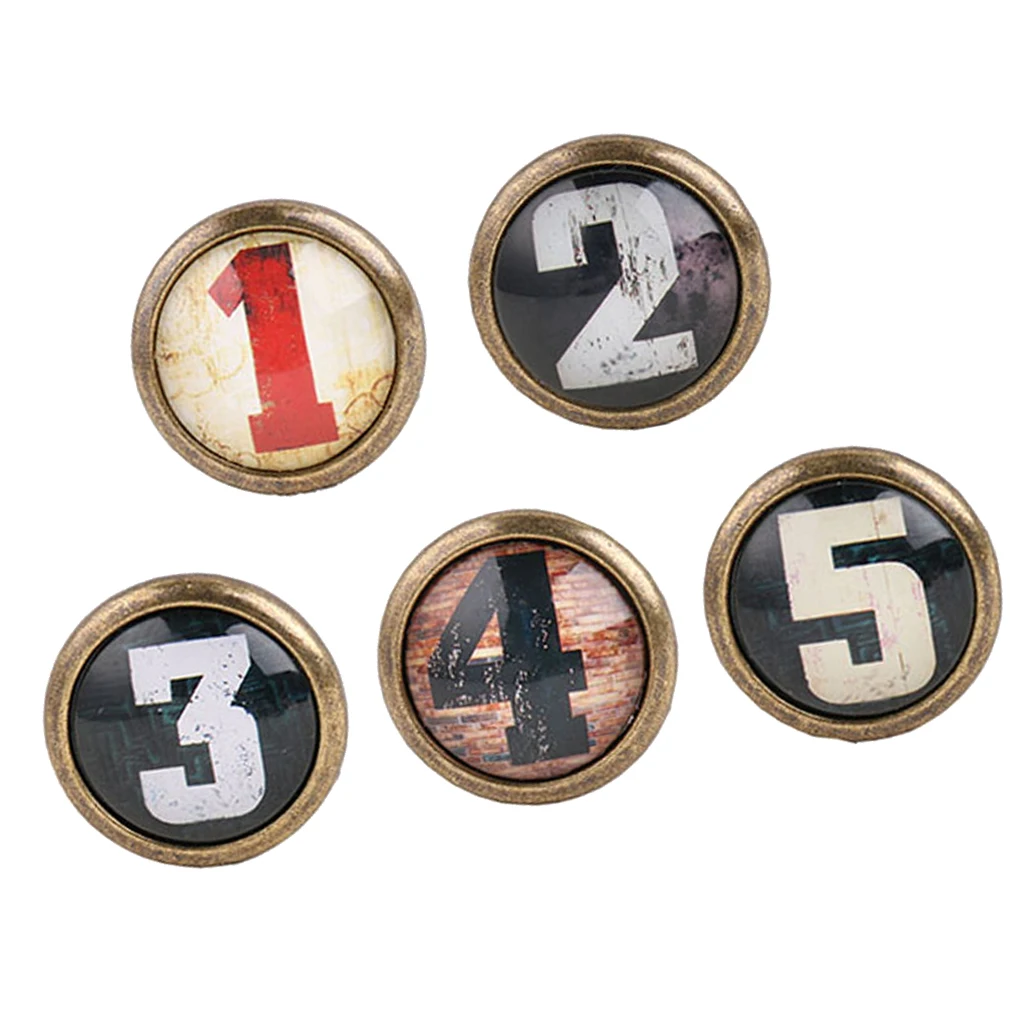 5Pcs Vintage Cabinet Door Drawer Bin Dresser Handle Pull Knob Furniture Hardware