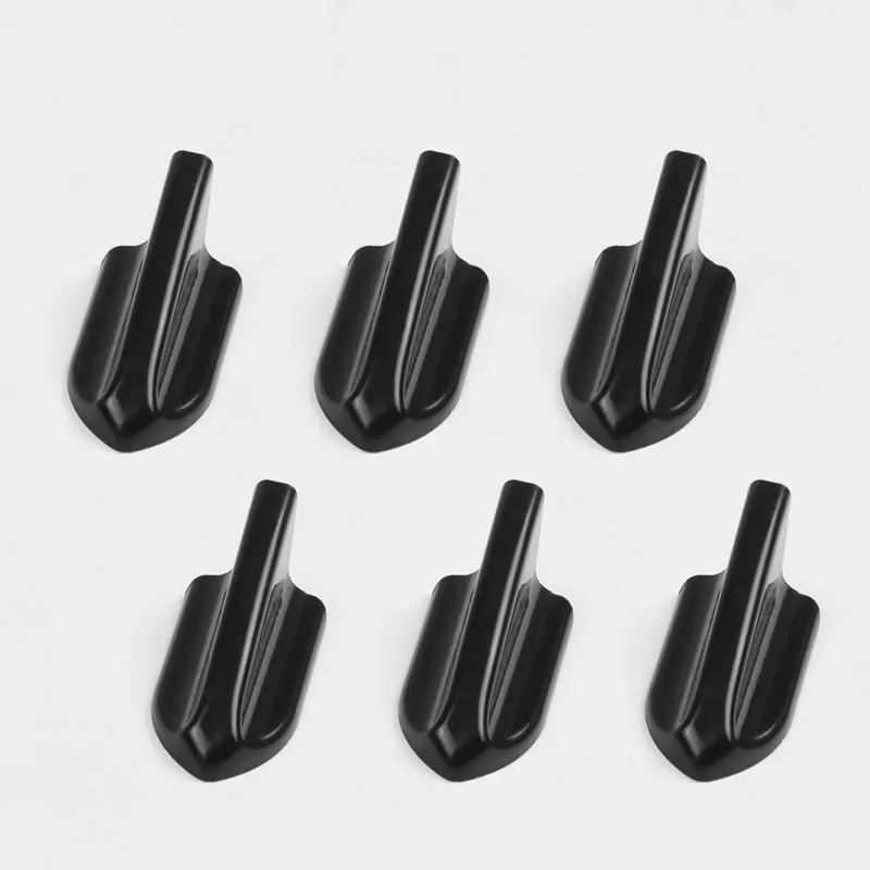 

6PCS carbon fiber design-looking color VORTEX GENERATOR FLEXIBLE PP EVO-STYLE ROOF SHARK FINS SPOILER WING KIT UNIVERSAL SSW002