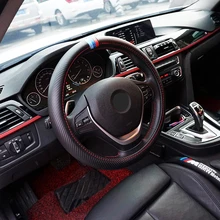 Car steering wheel cover For BMW E46 E39 E38 E90 E60 E36 F30 F30 E34 F10 F20 E92 E38 E91 E53 E70 X1 X5 X3 X6 M M3 M5 M6 GT Car steering wheel cover For BMW E46 E39 E38 E90 E60 E36 F30 F30 E34 F10 F20 E92 E38 E91 E53 E70 X1 X5 X3 X6 M M3 M5 M6 GT