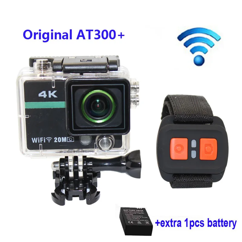 Prix pour Livraison gratuite!! D'origine AT300 Plus Wifi 4 K 15fps HD 1080 P Action Sports Caméra avec RF À Distance contrôle Casque + Supplémentaire 1 pcs batterie Prix pour Livraison gratuite!! D'origine AT300 Plus Wifi 4 K 15fps HD 1080 P Action Sports Caméra avec RF À Distance contrôle Casque + Supplémentaire 1 pcs batterie