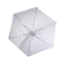 Складной Анти мухи комары марлевые Кружева открытый кухонный Настольный зонтик контейнеры пищевые для пикника торт еда напиток фрукты