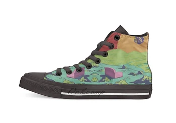 

Pink Couch Casual High Top Canvas shoes sneakers Light Walking Shoes