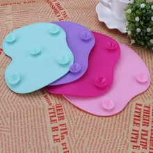 Силиконовый коврик для мытья губка для скраба Кисть для макияжа, чистящая накладка силиконовая Экспресс-щетка чистящий коврик