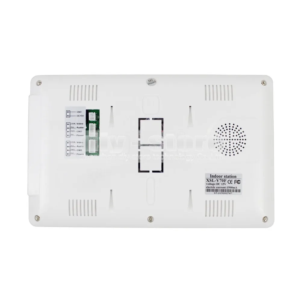 DIYSECUR 7 дюймов TFT цветной ЖК дисплей видеодомофон 700TVLine HD IR камера ночного видения