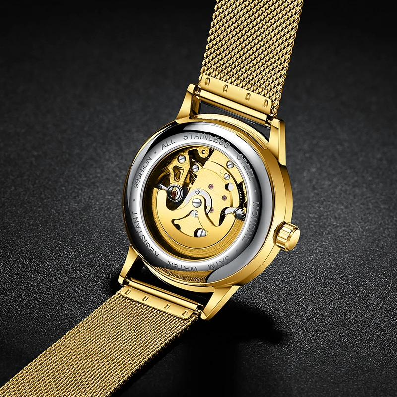 Новинка FNGEEN спортивные механические часы Роскошные мужские s часы Мужские автоматические часы с скелетом Montre Homme Часы