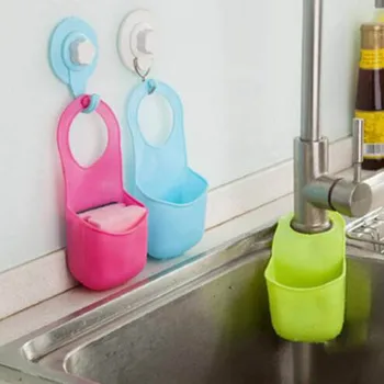 

Kitchen tool High Quality rangement cuisine Folding Silicone Hanging Storage Holders Kitchen Bathroom Storage Holders Racks