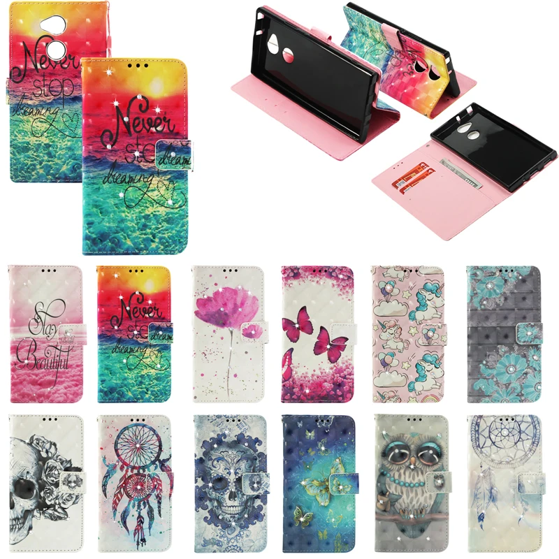 

3D Jewelled Diamond Flip Wallet Case Leather Phone Soft TPU Silicone Cases Cover Shell Coque Fundas for xiaomi Mi A2 6X 8 Mix 2s