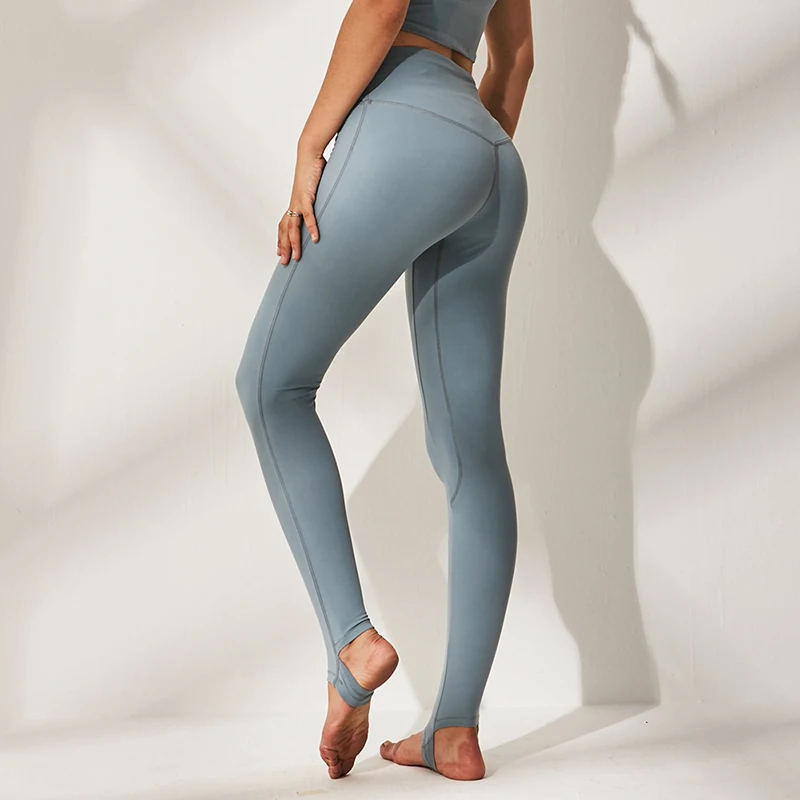 

2019 Fitness Quick drying Gym Women Athletic Training Trousers Tights Slim Running Sports Foot Pants Yoga Leggings