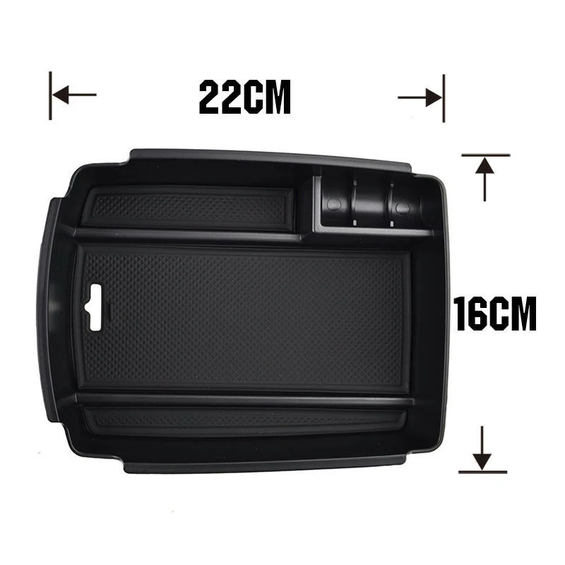 1х черный пластиковый подлокотник коробка для хранения для Kia Sportage Автомобильный Центр консоль подлокотник ящик для хранения поддонов лоток