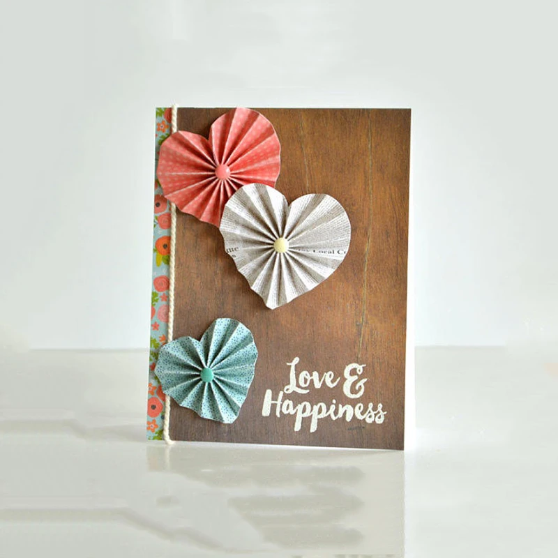 

Metal Cutting Dies Rosette Hearts Scrapbook Paper Craft Decoration dies scrapbooking