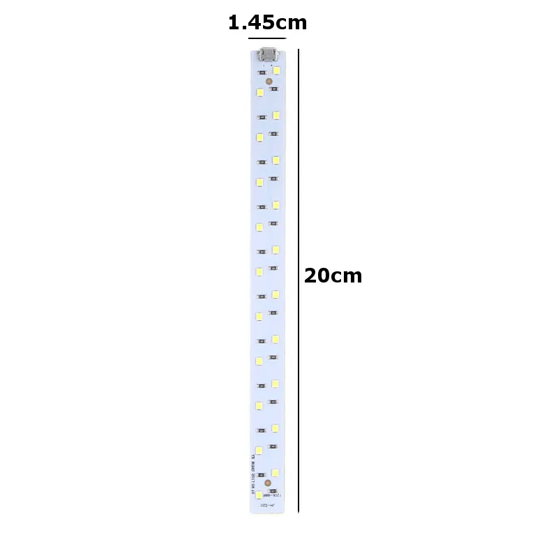 Белый свет 20 см мини Портативный USB 20 светодиодный полосатый свет для бара Перезаряжаемые лампы украшения Studio строка ночник DC5V
